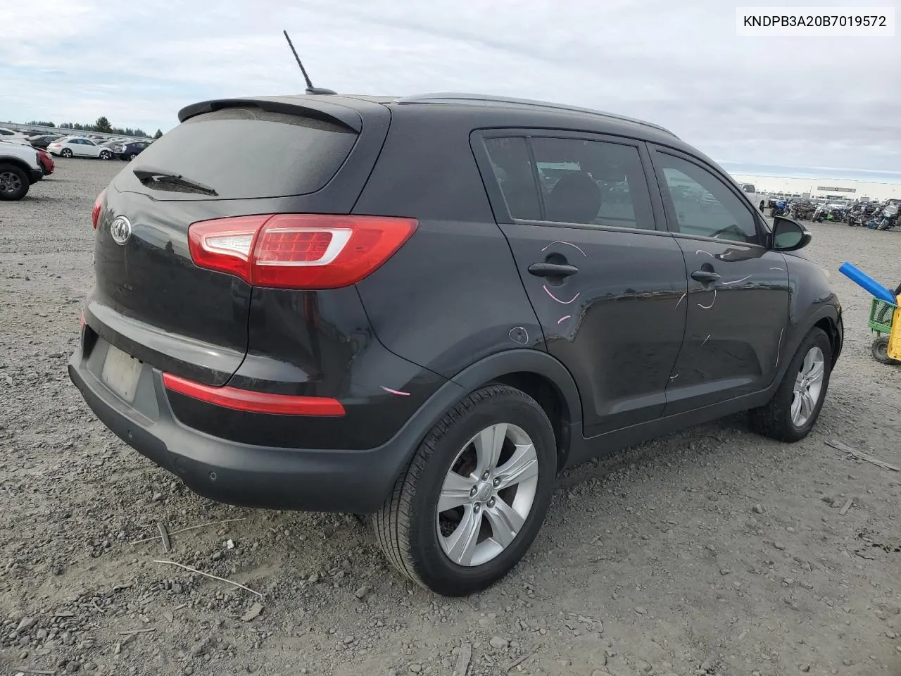 2011 Kia Sportage Lx VIN: KNDPB3A20B7019572 Lot: 72613964