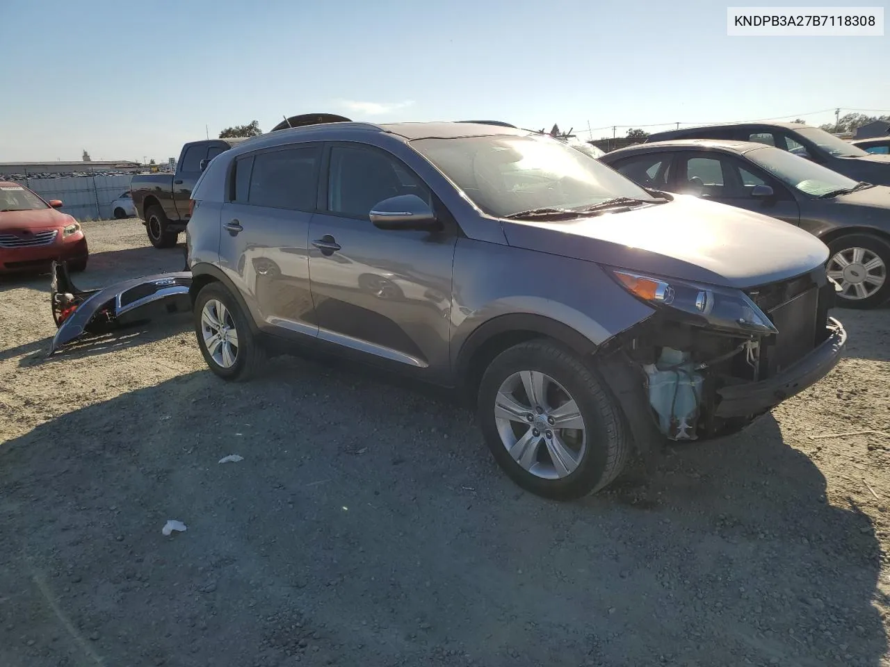 2011 Kia Sportage Lx VIN: KNDPB3A27B7118308 Lot: 72680154