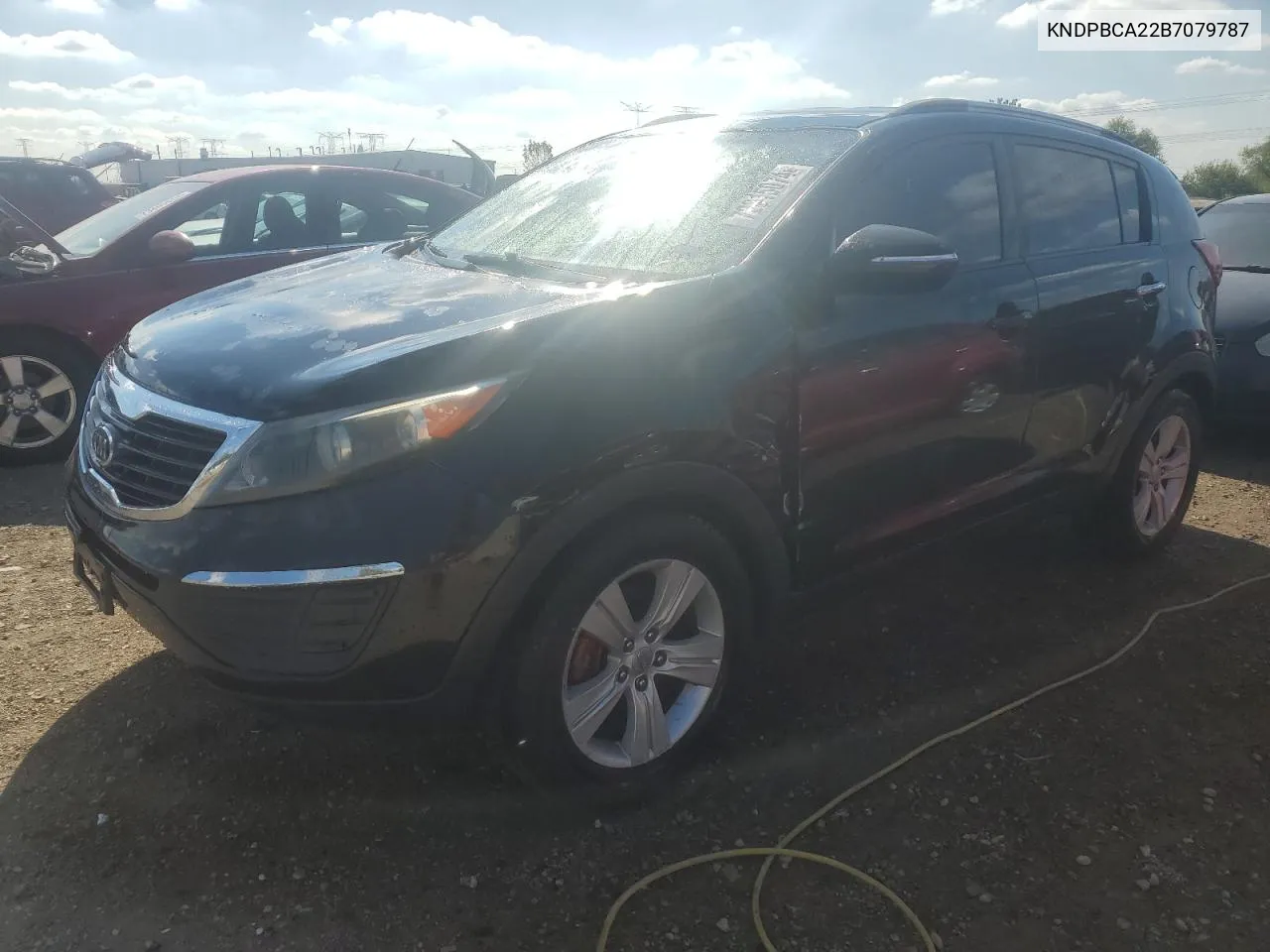 2011 Kia Sportage Lx VIN: KNDPBCA22B7079787 Lot: 72815074