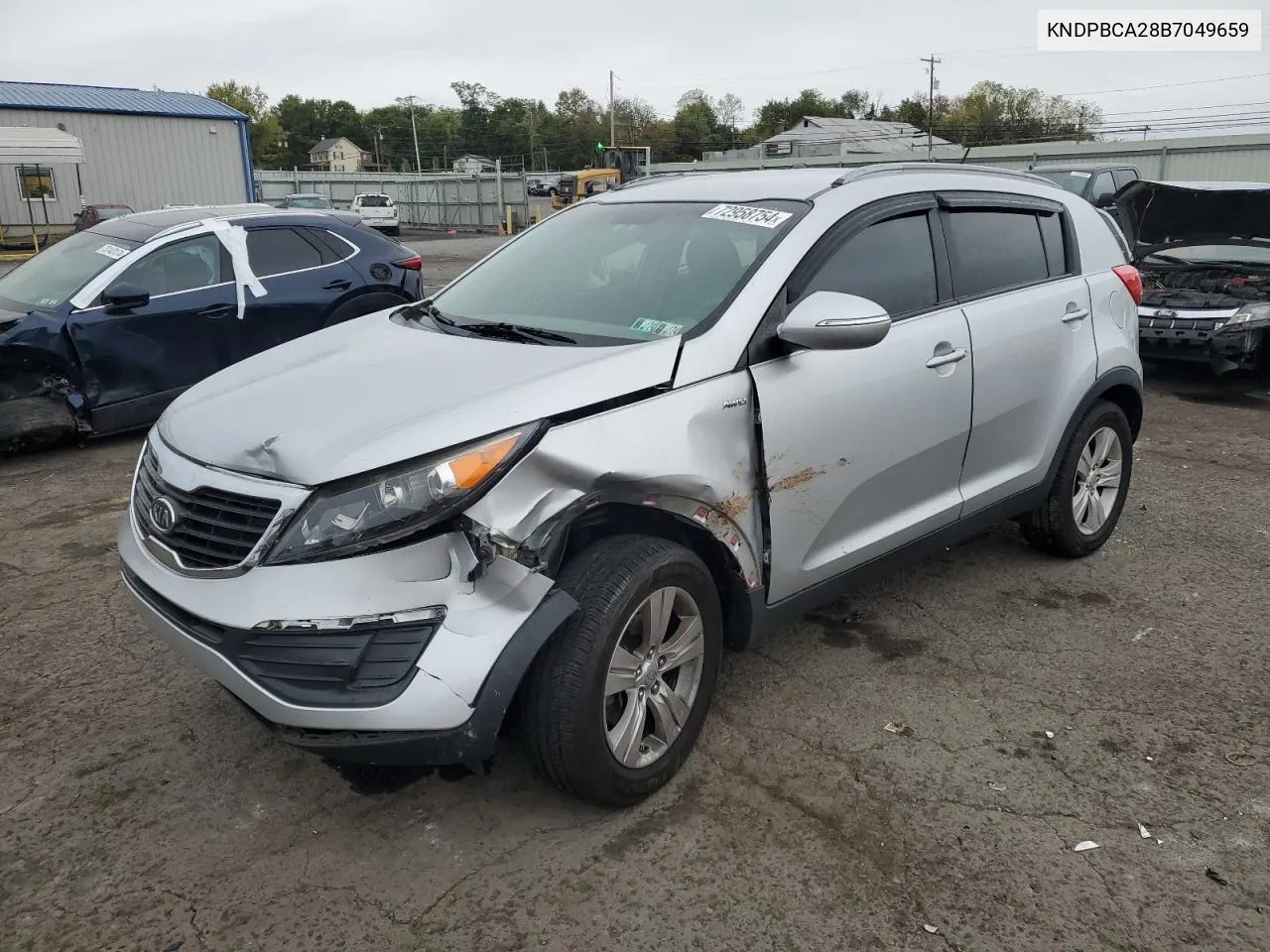 KNDPBCA28B7049659 2011 Kia Sportage Lx