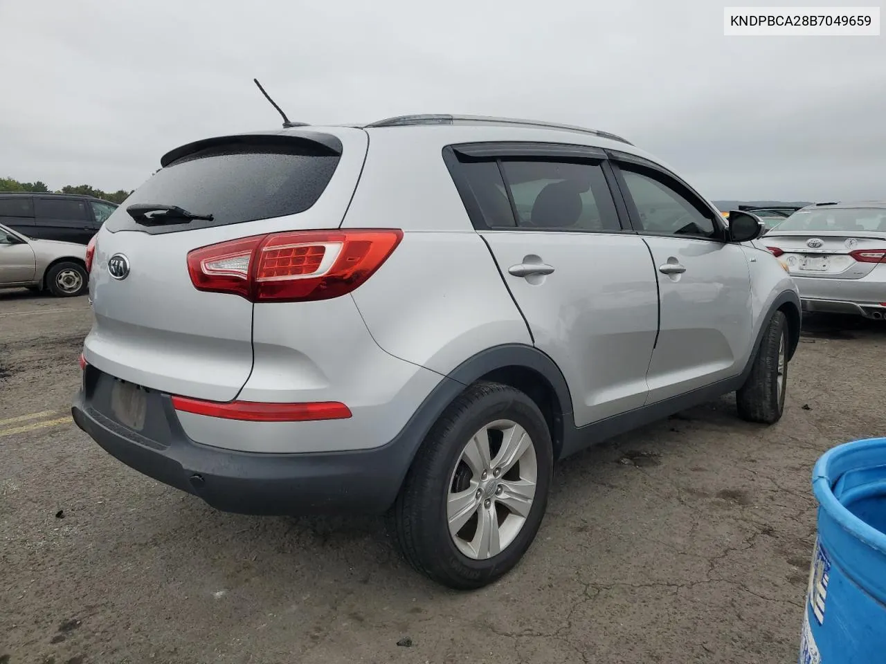 2011 Kia Sportage Lx VIN: KNDPBCA28B7049659 Lot: 72958754