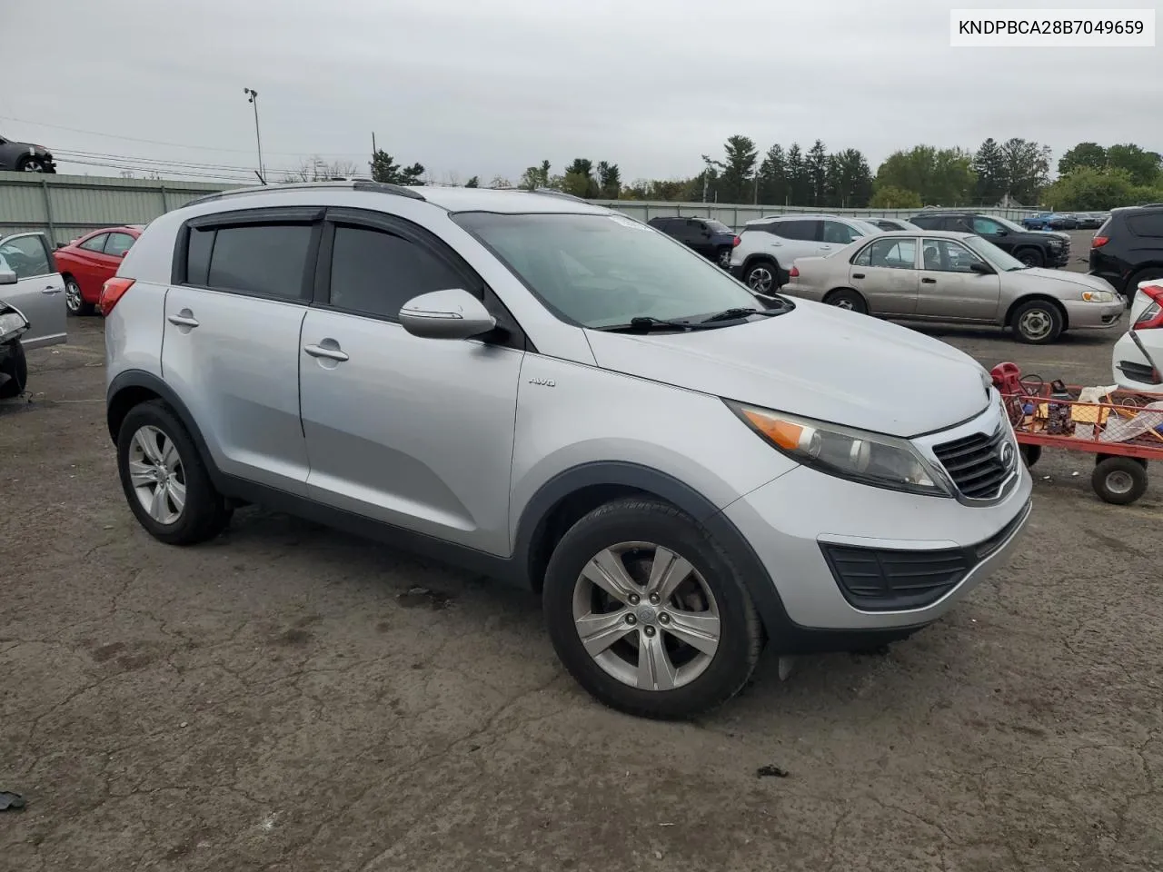 2011 Kia Sportage Lx VIN: KNDPBCA28B7049659 Lot: 72958754