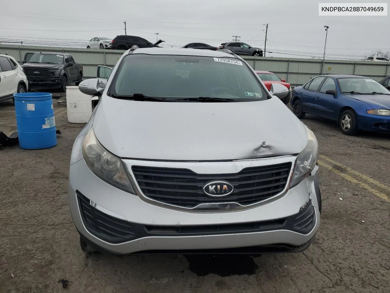 KNDPBCA28B7049659 2011 Kia Sportage Lx