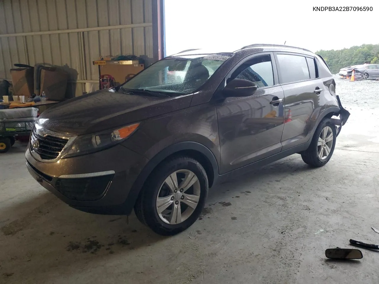 2011 Kia Sportage Lx VIN: KNDPB3A22B7096590 Lot: 72989704