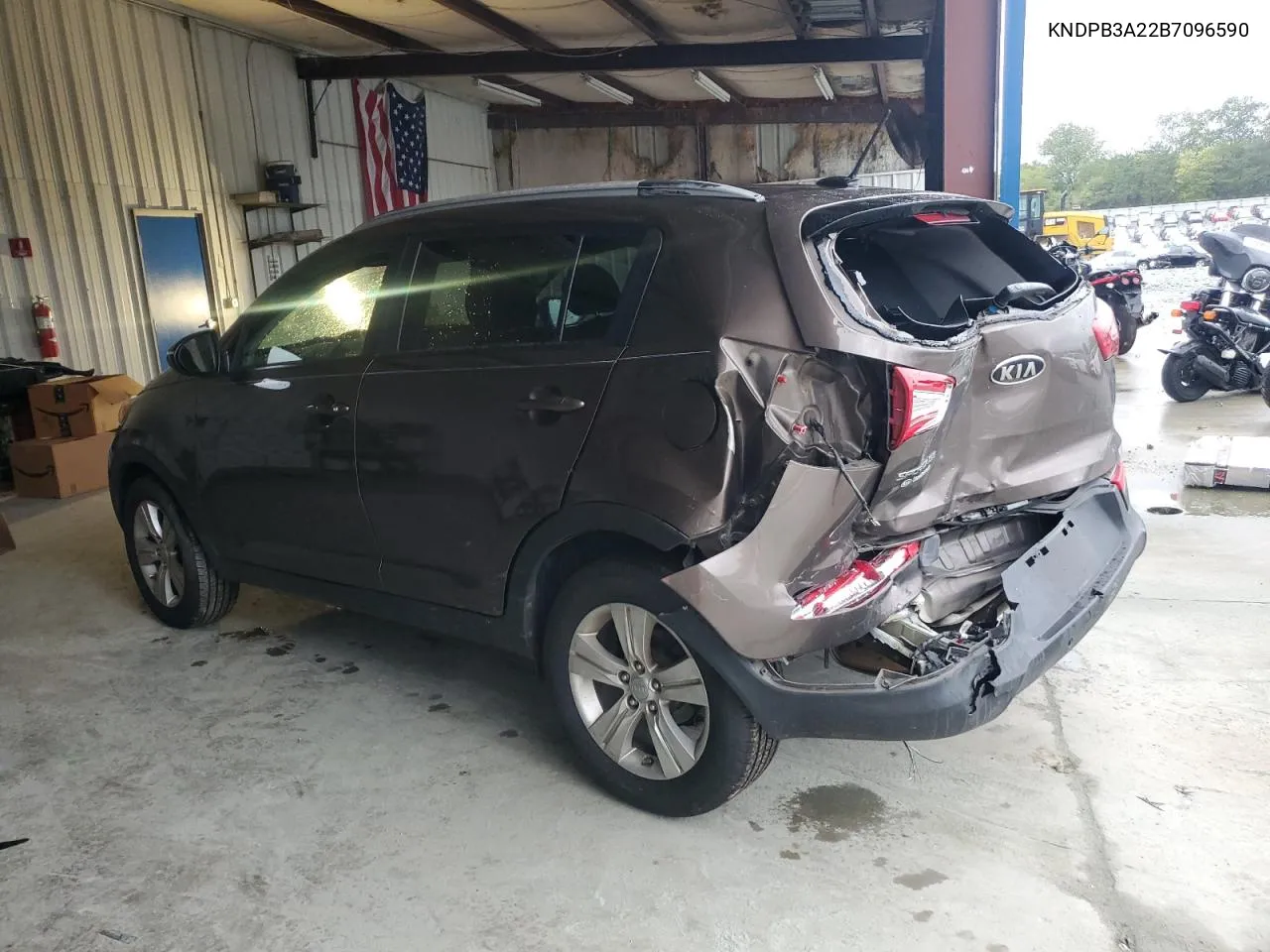 2011 Kia Sportage Lx VIN: KNDPB3A22B7096590 Lot: 72989704