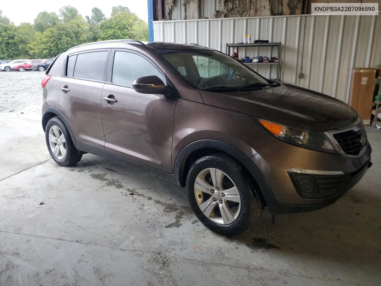 2011 Kia Sportage Lx VIN: KNDPB3A22B7096590 Lot: 72989704