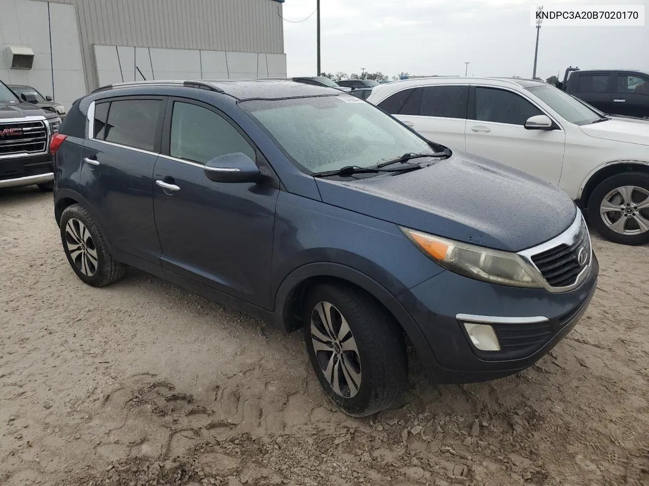 2011 Kia Sportage Ex VIN: KNDPC3A20B7020170 Lot: 73329544