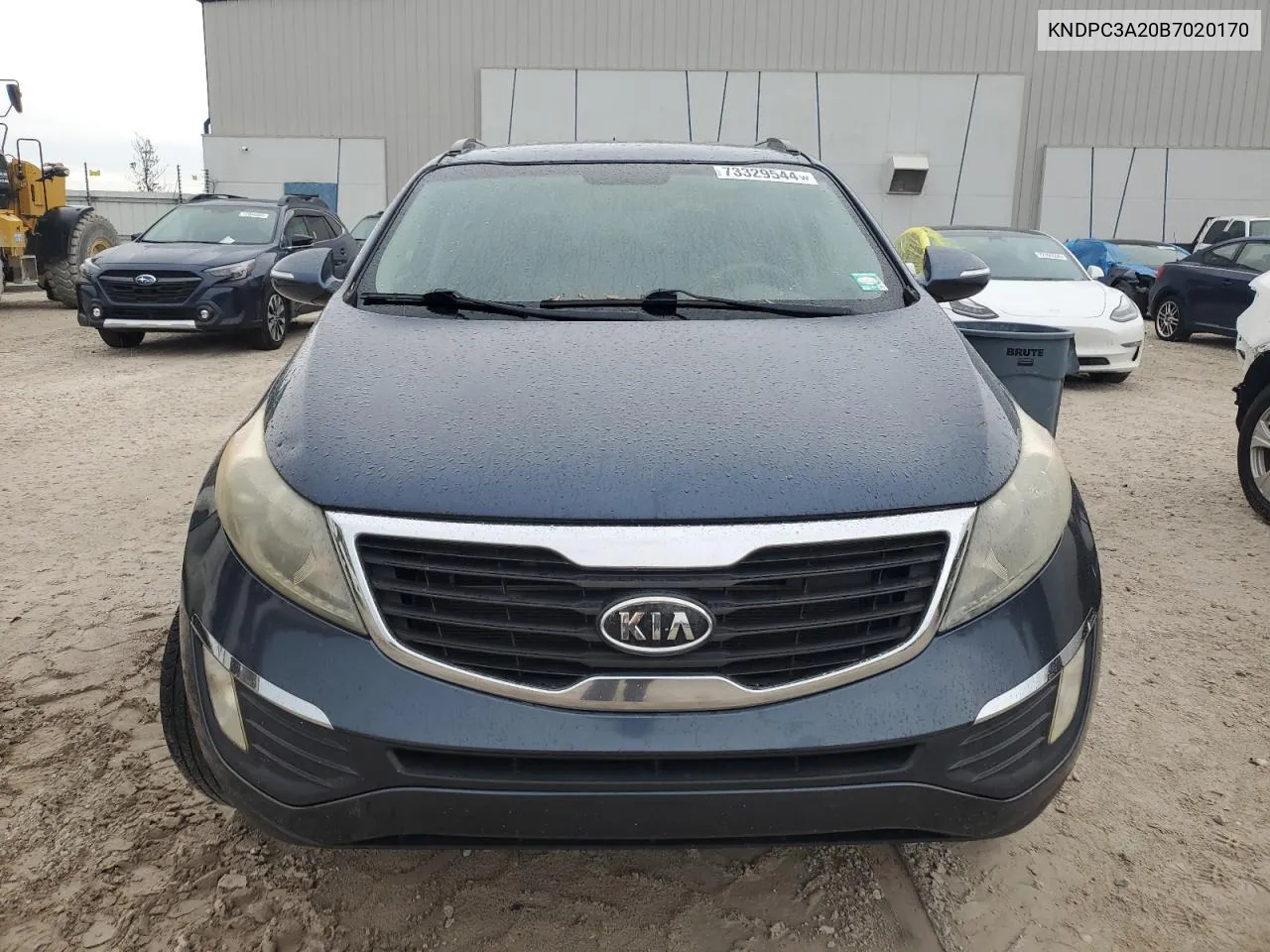 2011 Kia Sportage Ex VIN: KNDPC3A20B7020170 Lot: 73329544