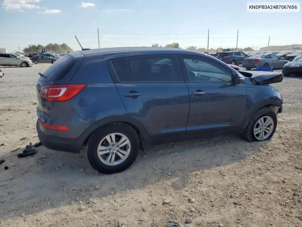 2011 Kia Sportage Lx VIN: KNDPB3A24B7067656 Lot: 73673294