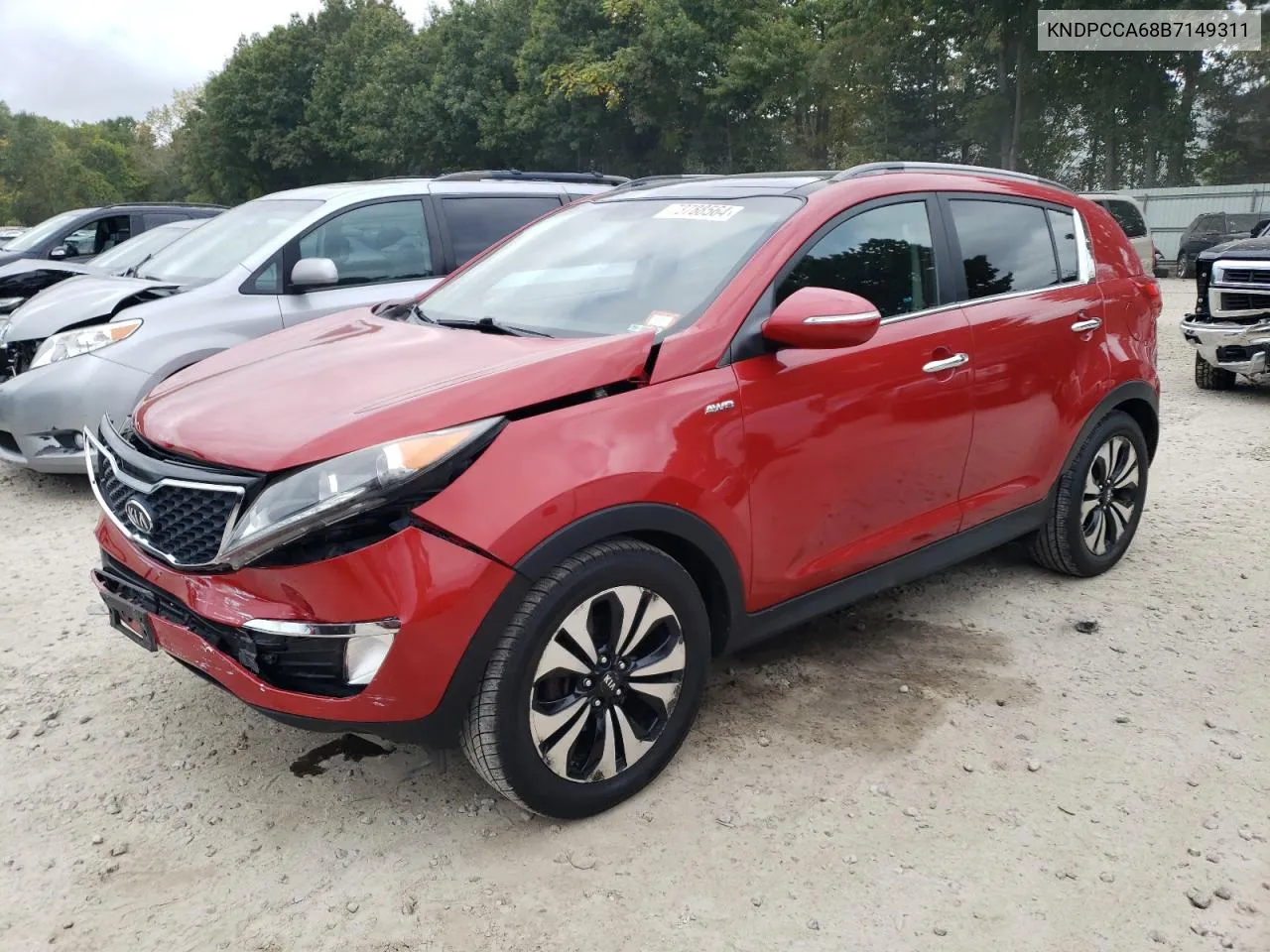 KNDPCCA68B7149311 2011 Kia Sportage Ex