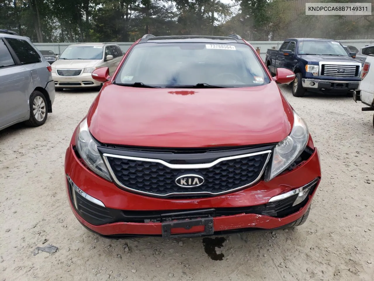 2011 Kia Sportage Ex VIN: KNDPCCA68B7149311 Lot: 73788564