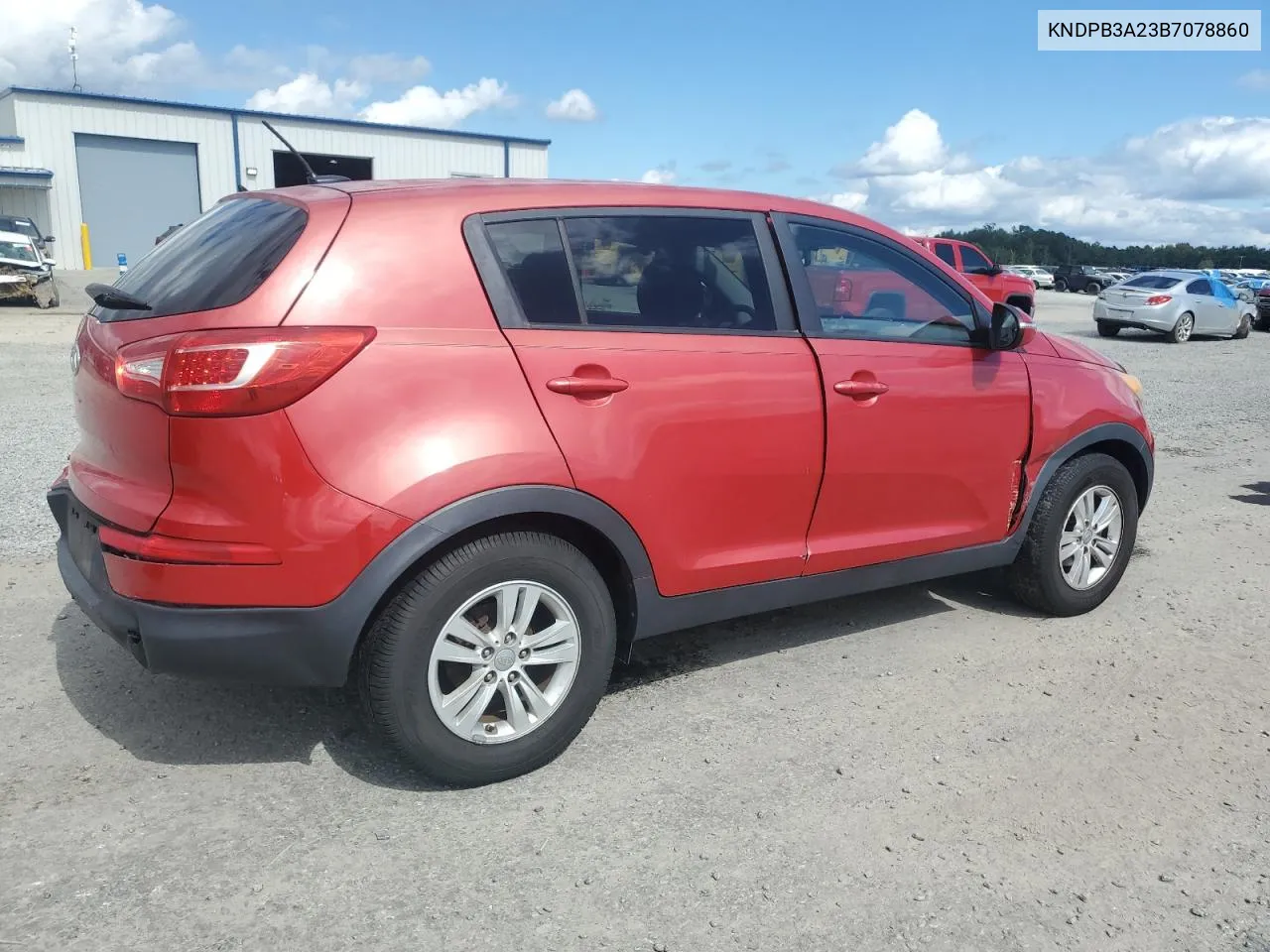 2011 Kia Sportage Lx VIN: KNDPB3A23B7078860 Lot: 74208204