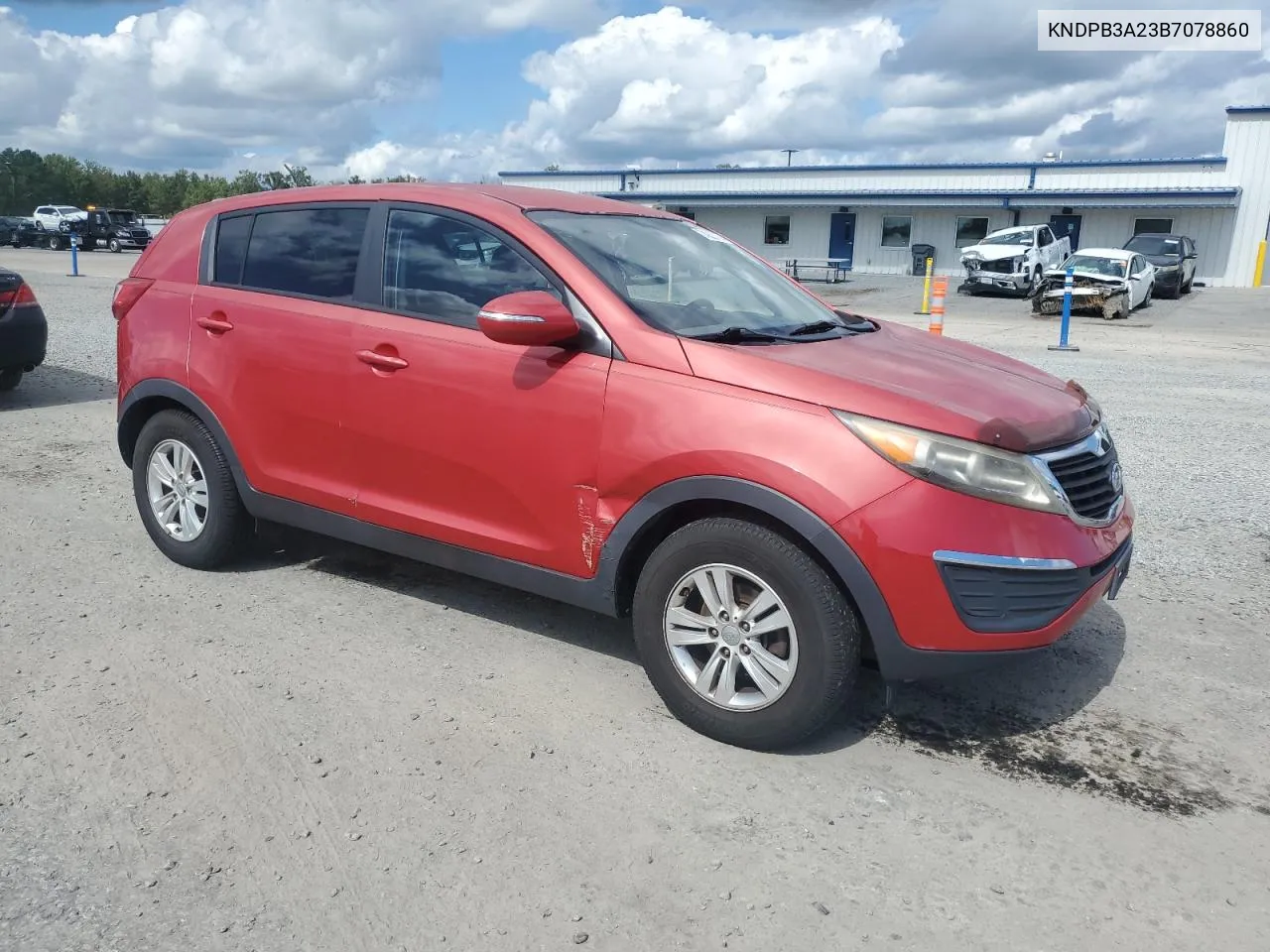 2011 Kia Sportage Lx VIN: KNDPB3A23B7078860 Lot: 74208204