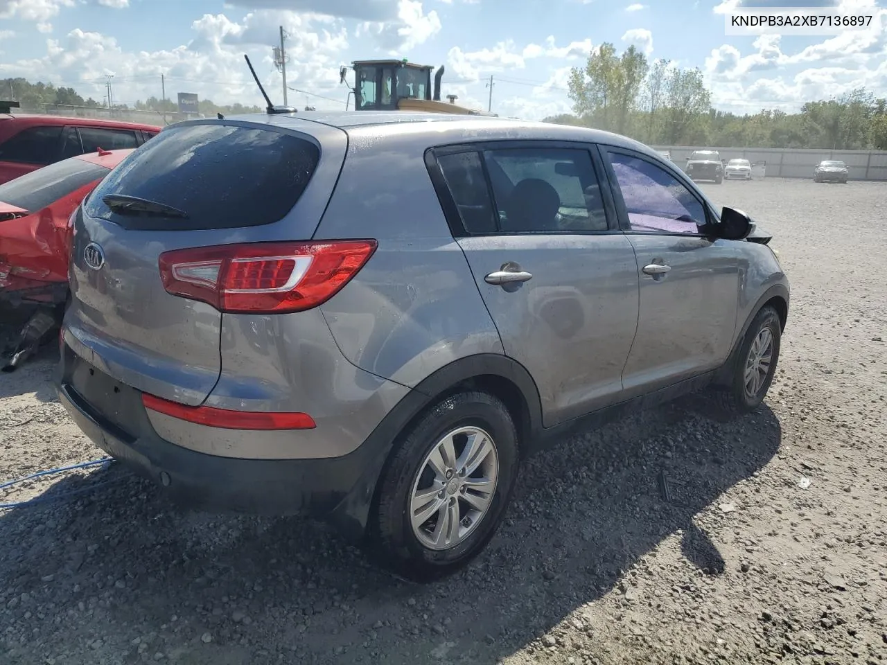 2011 Kia Sportage Lx VIN: KNDPB3A2XB7136897 Lot: 74222264