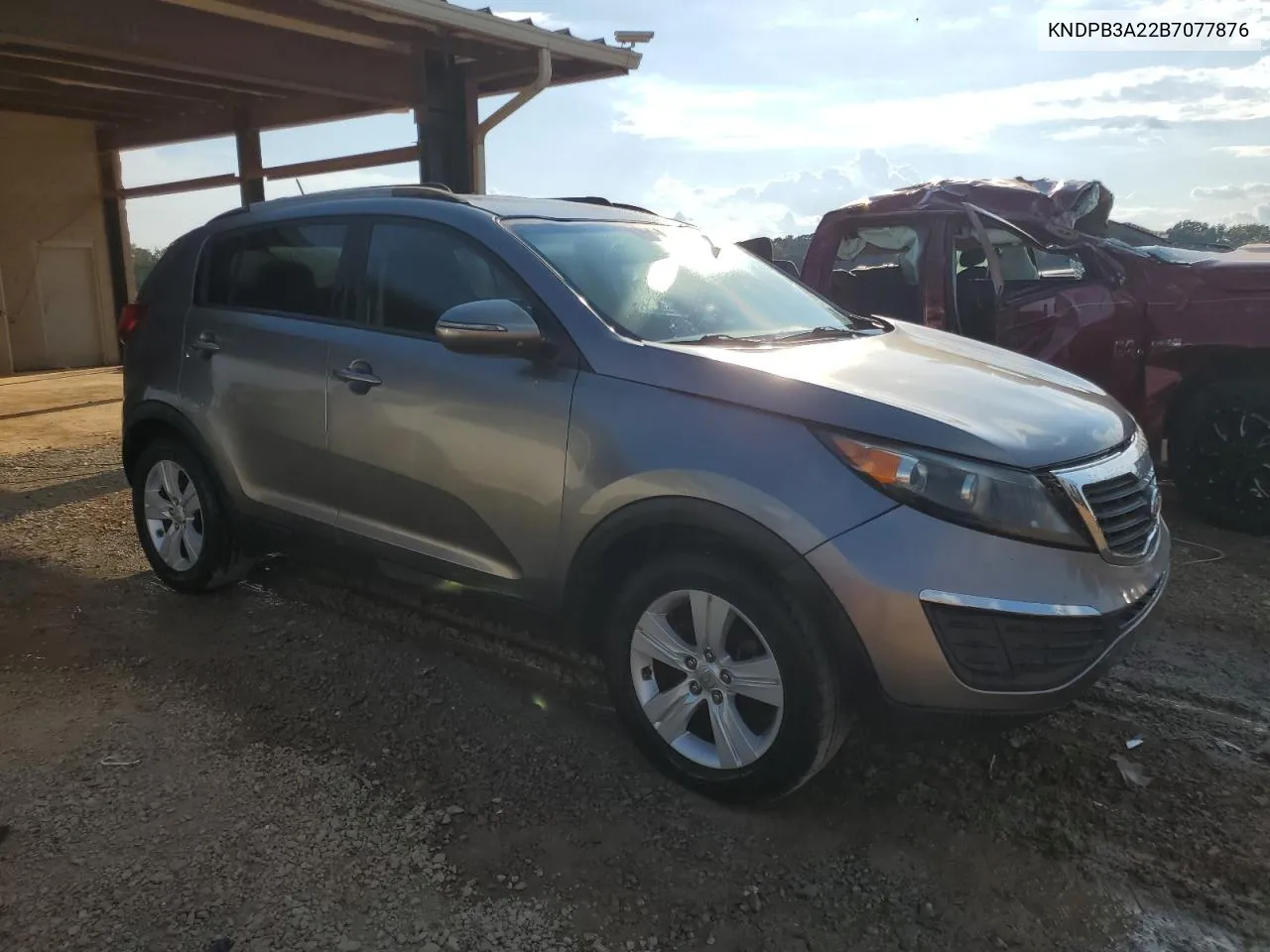 2011 Kia Sportage Lx VIN: KNDPB3A22B7077876 Lot: 74667974