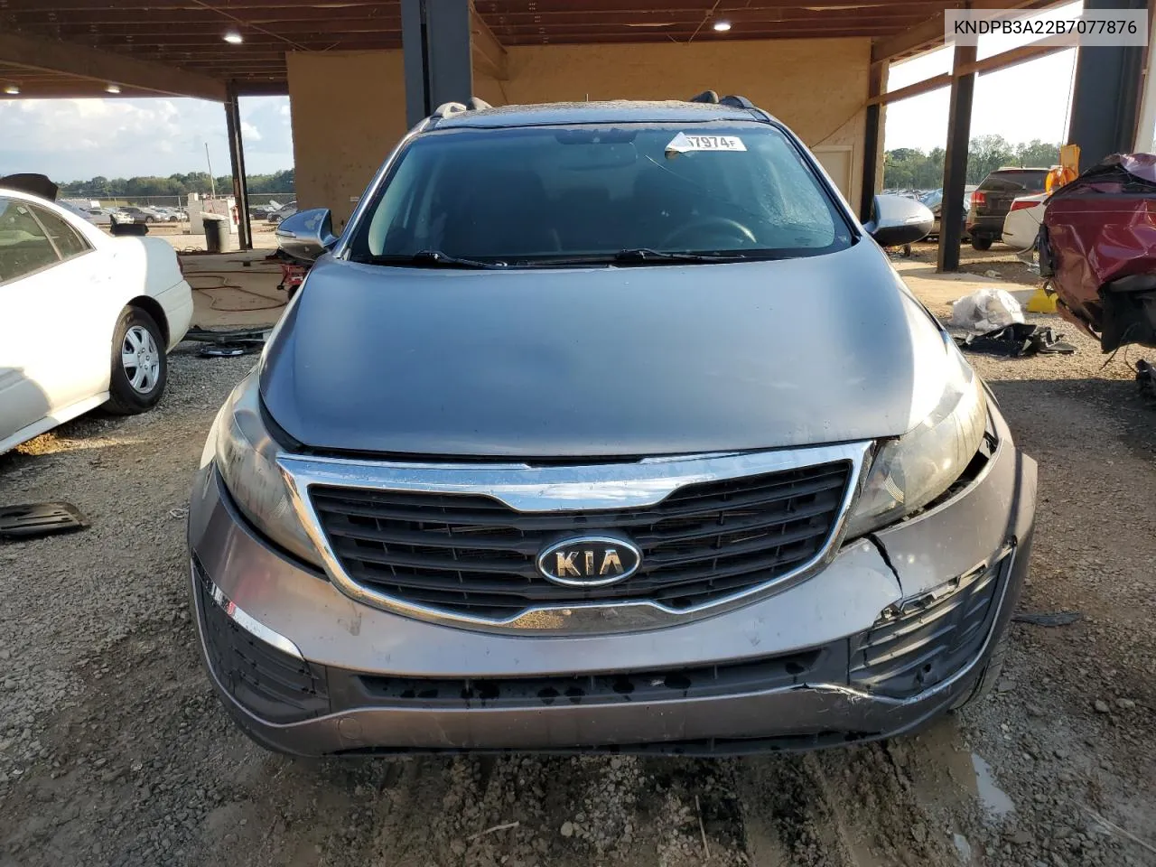 2011 Kia Sportage Lx VIN: KNDPB3A22B7077876 Lot: 74667974