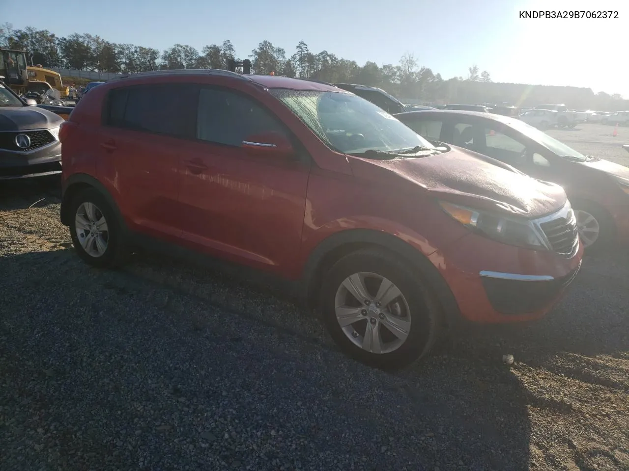 2011 Kia Sportage Lx VIN: KNDPB3A29B7062372 Lot: 74694964