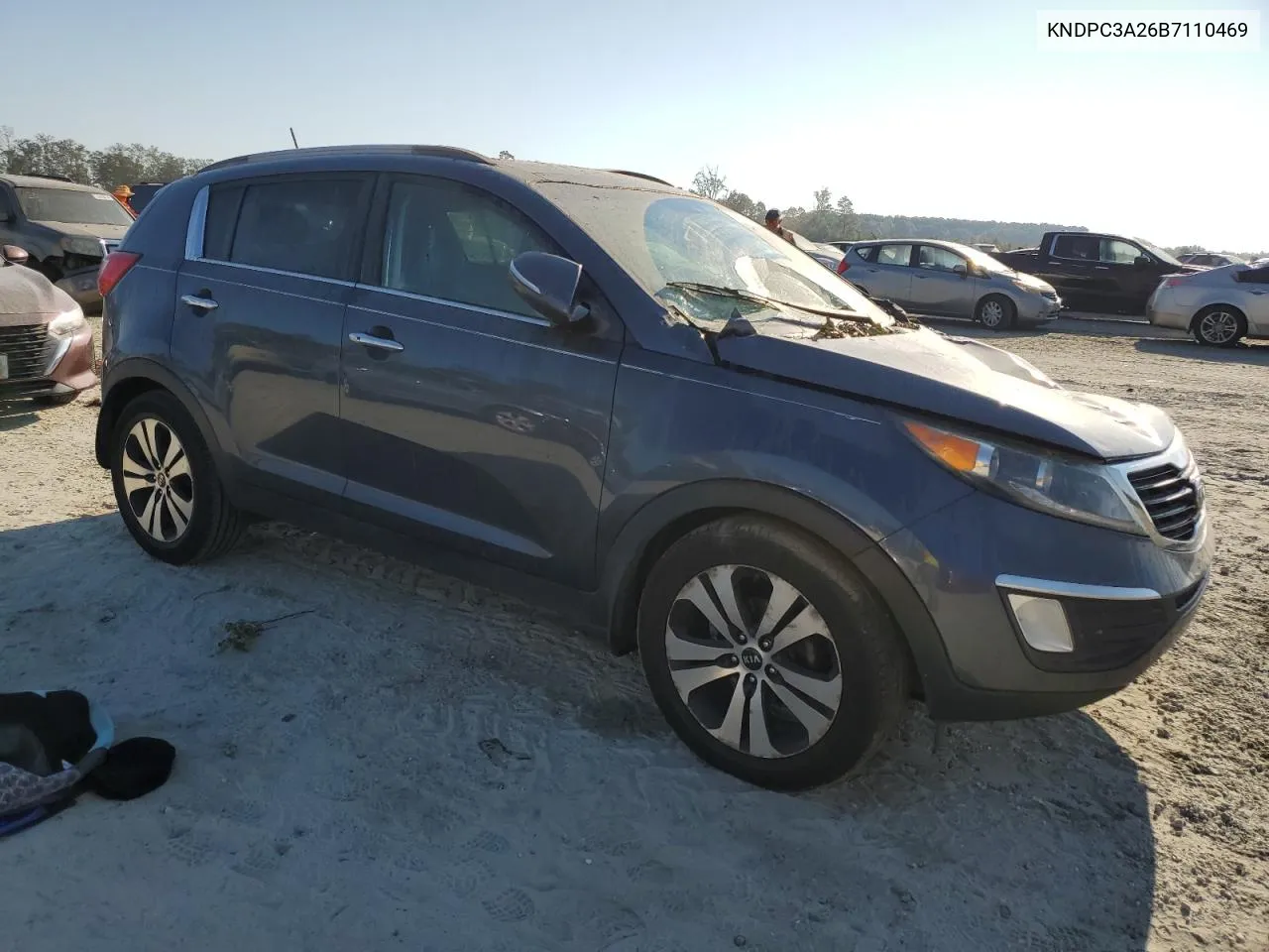 2011 Kia Sportage Ex VIN: KNDPC3A26B7110469 Lot: 74730064