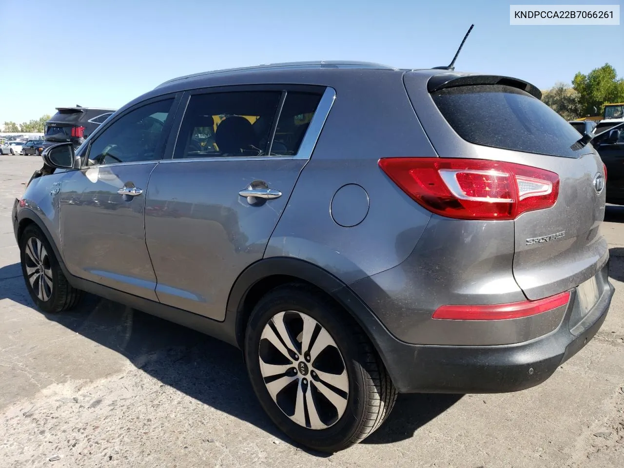 2011 Kia Sportage Ex VIN: KNDPCCA22B7066261 Lot: 74756674