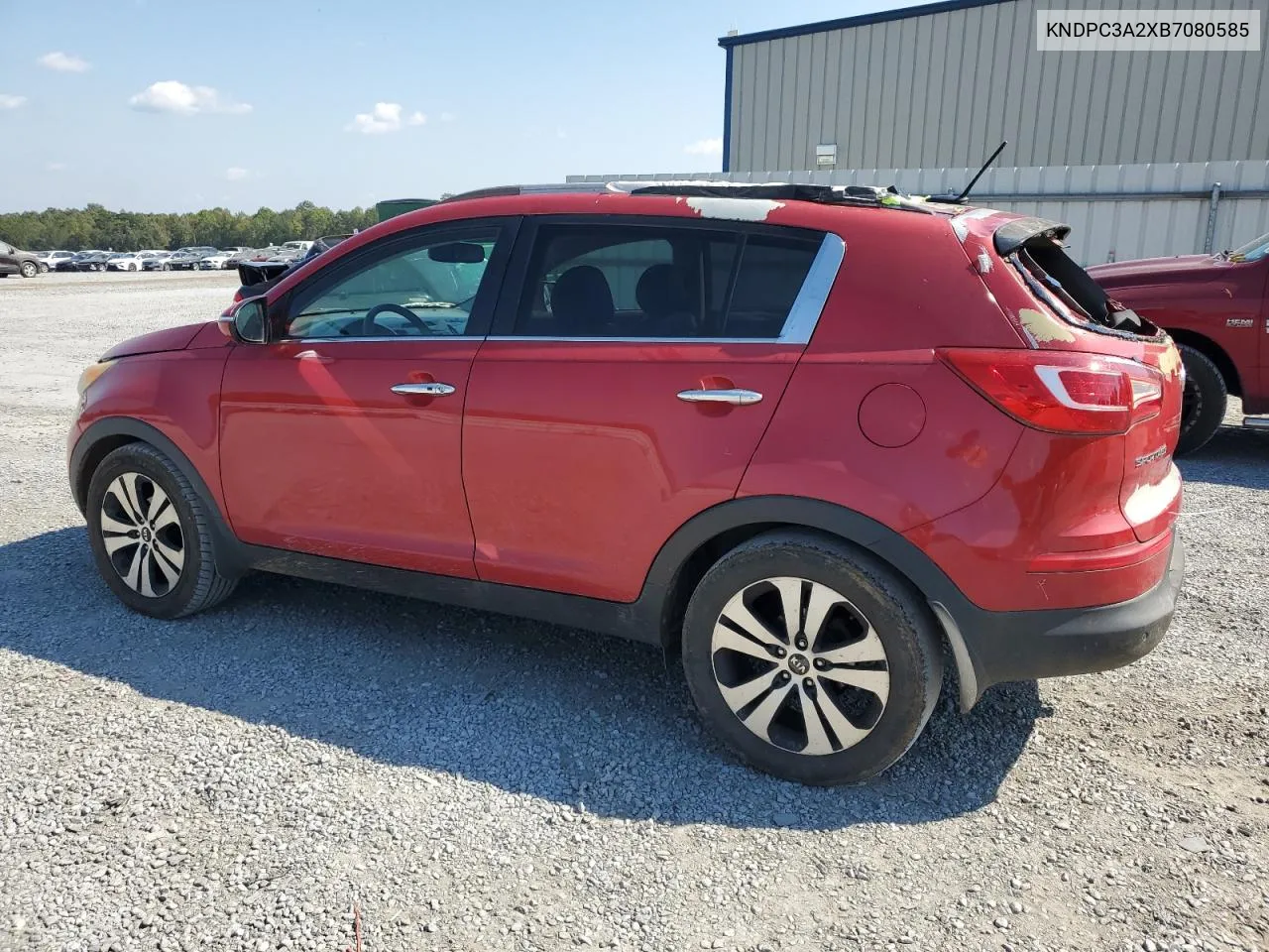 2011 Kia Sportage Ex VIN: KNDPC3A2XB7080585 Lot: 74933934