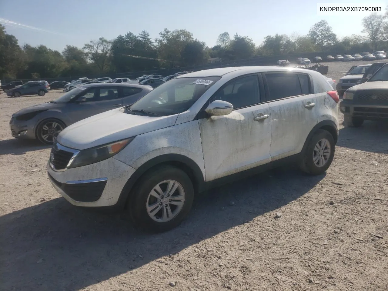 2011 Kia Sportage Lx VIN: KNDPB3A2XB7090083 Lot: 75080944