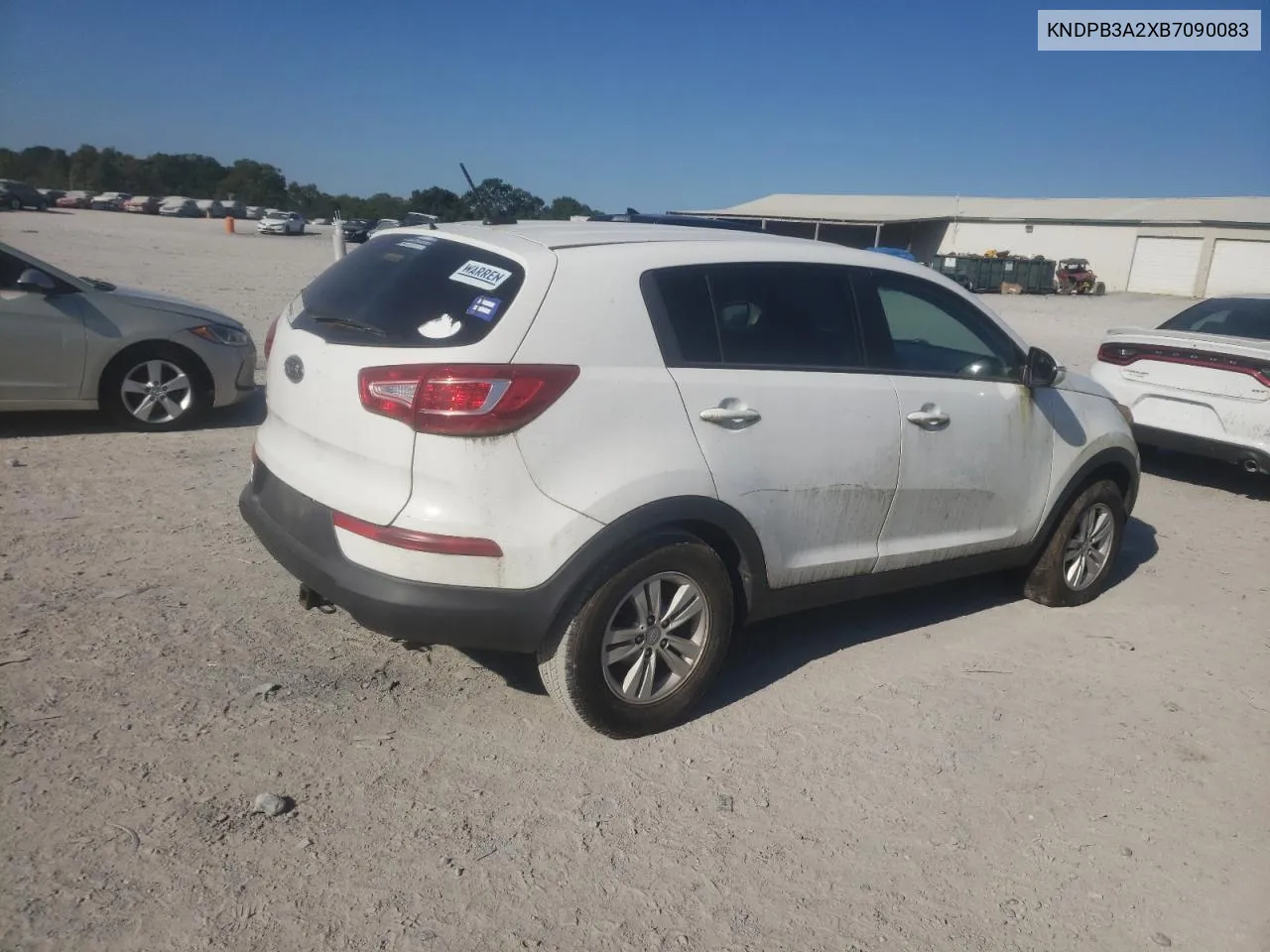 2011 Kia Sportage Lx VIN: KNDPB3A2XB7090083 Lot: 75080944