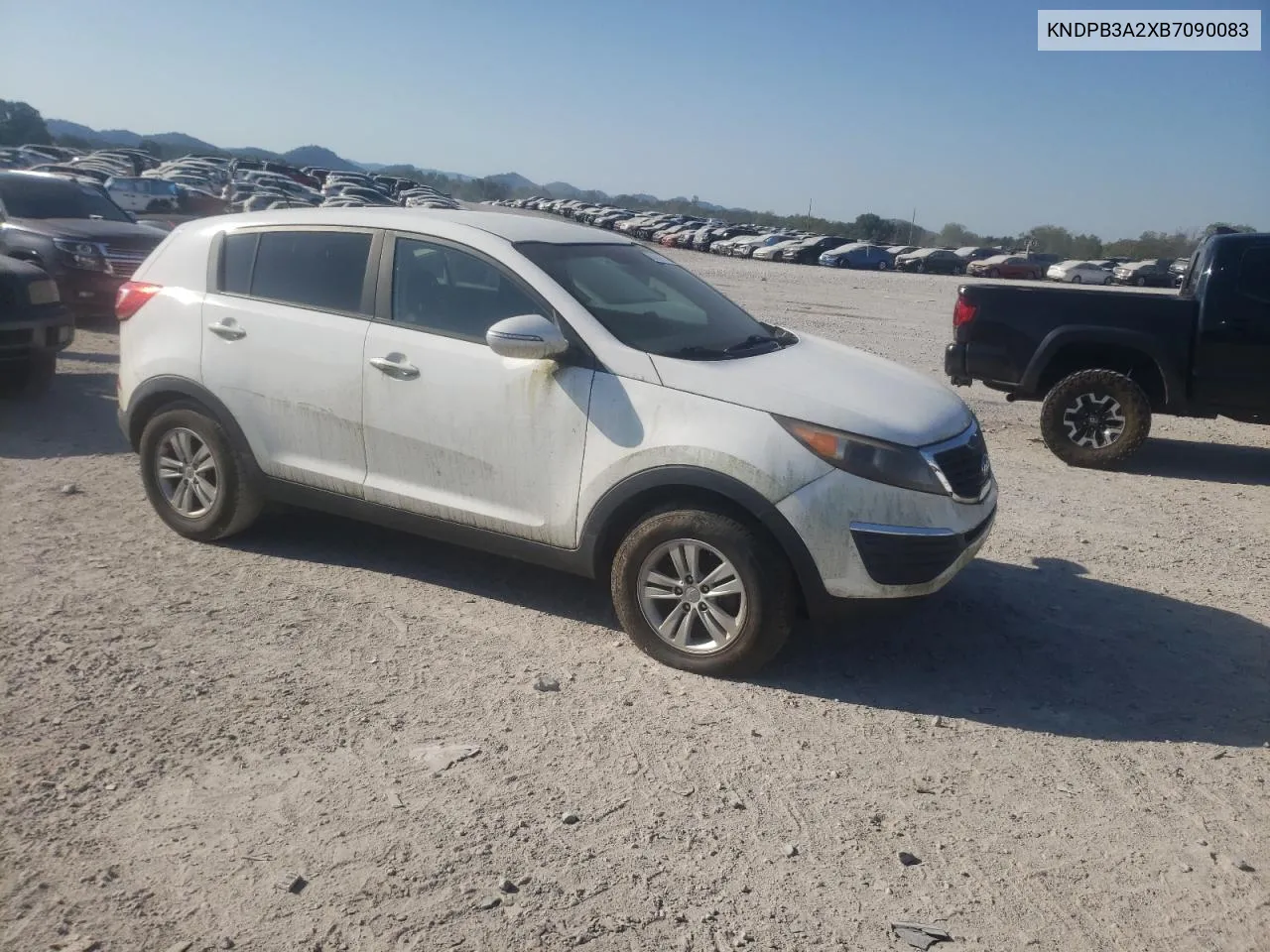 2011 Kia Sportage Lx VIN: KNDPB3A2XB7090083 Lot: 75080944