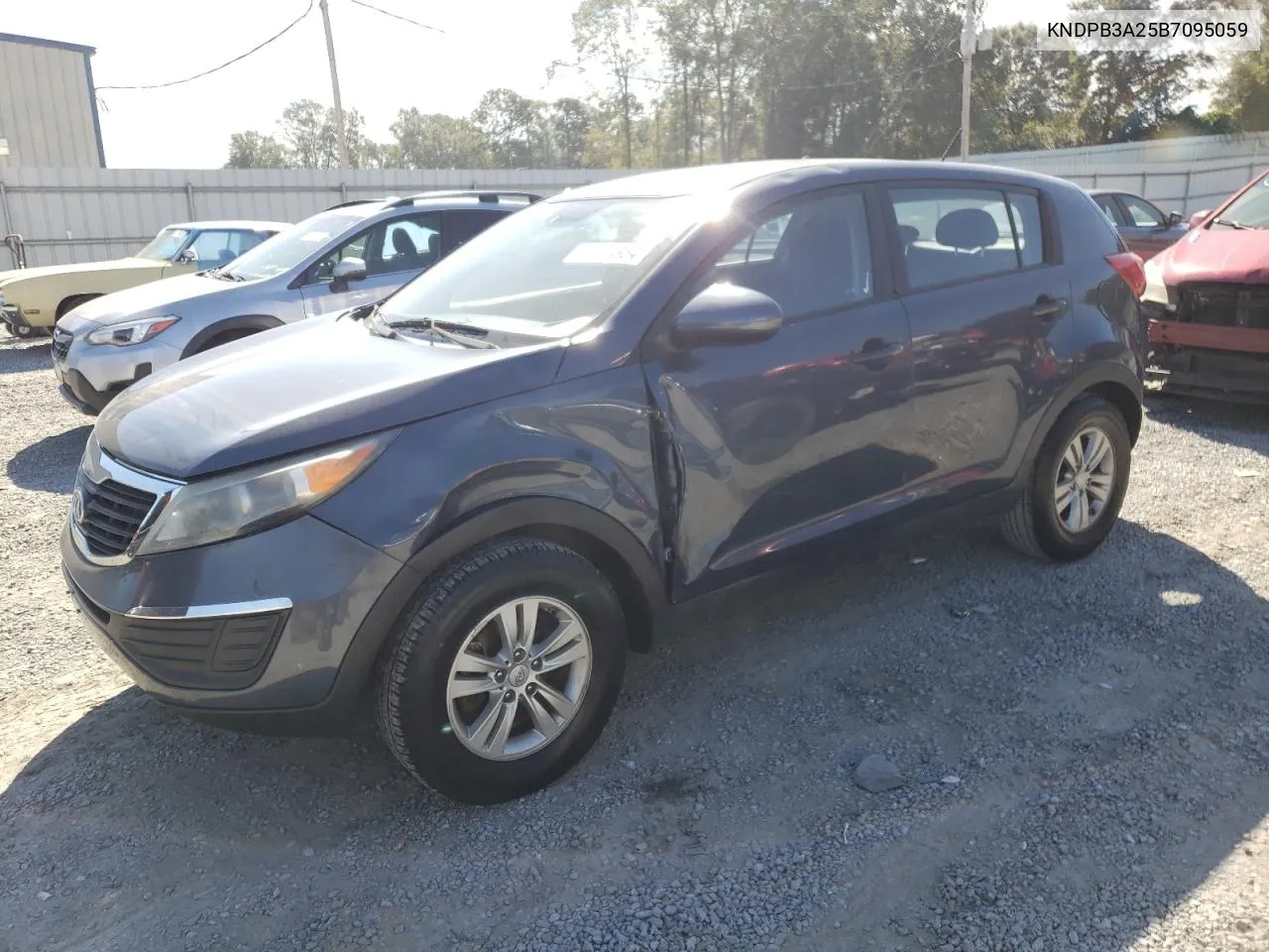 2011 Kia Sportage Lx VIN: KNDPB3A25B7095059 Lot: 75134954