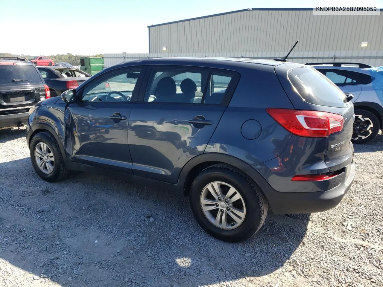 2011 Kia Sportage Lx VIN: KNDPB3A25B7095059 Lot: 75134954