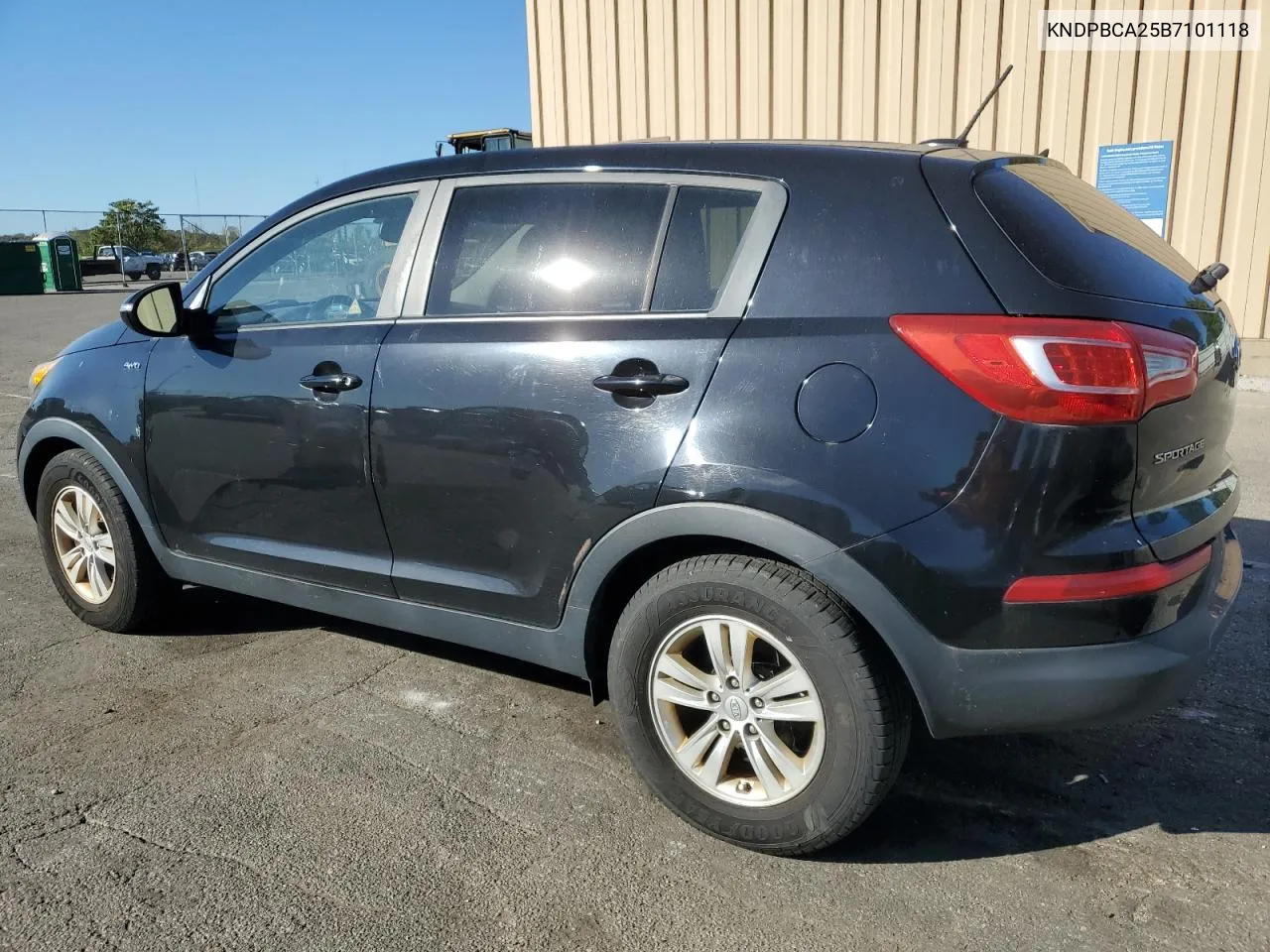 2011 Kia Sportage Lx VIN: KNDPBCA25B7101118 Lot: 75202024