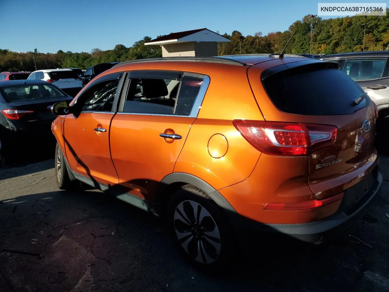 2011 Kia Sportage Ex VIN: KNDPCCA63B7165366 Lot: 75237684