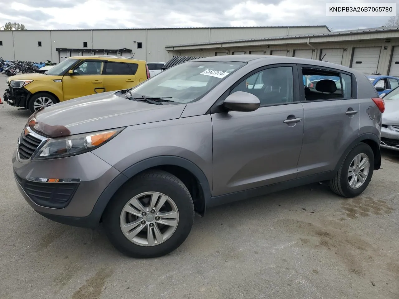 2011 Kia Sportage Lx VIN: KNDPB3A26B7065780 Lot: 75327514