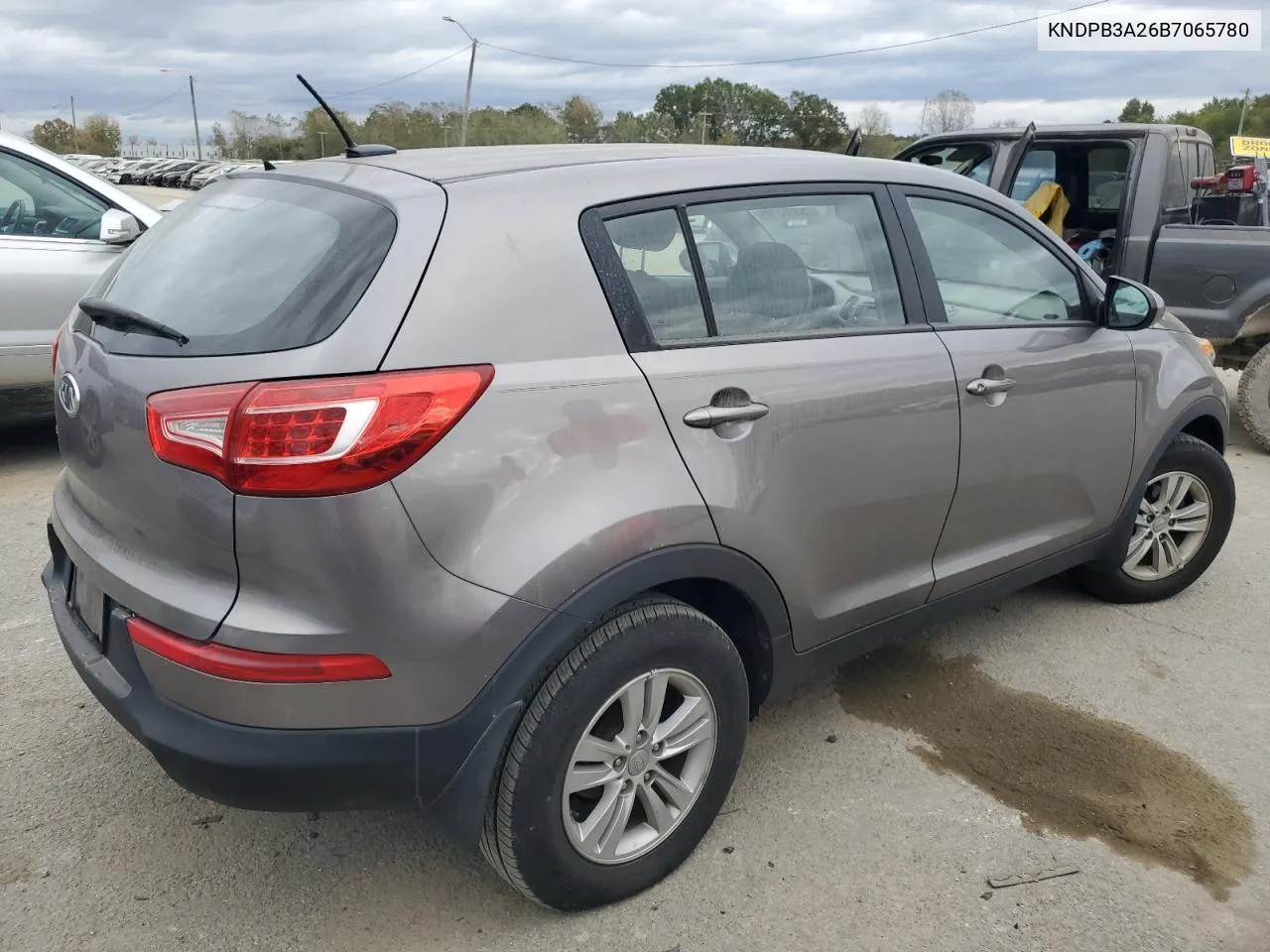 2011 Kia Sportage Lx VIN: KNDPB3A26B7065780 Lot: 75327514