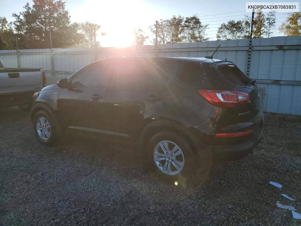 2011 Kia Sportage Lx VIN: KNDPBCA2XB7083831 Lot: 75549194