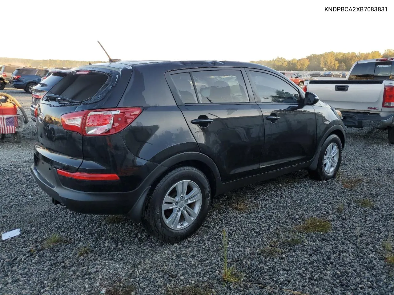 2011 Kia Sportage Lx VIN: KNDPBCA2XB7083831 Lot: 75549194