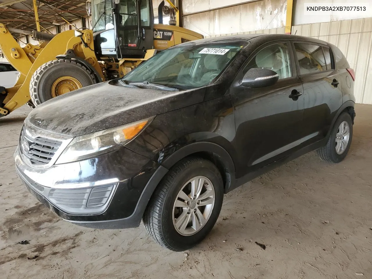 2011 Kia Sportage Lx VIN: KNDPB3A2XB7077513 Lot: 75771014