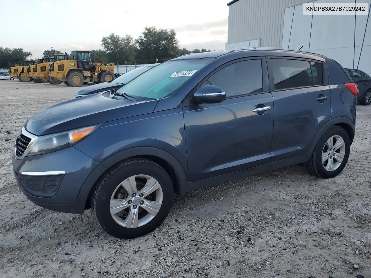 2011 Kia Sportage Lx VIN: KNDPB3A27B7029242 Lot: 76029334