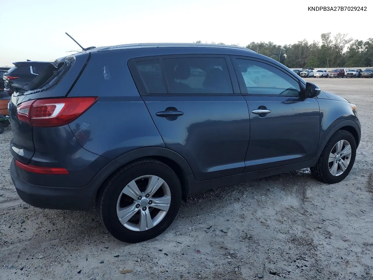 2011 Kia Sportage Lx VIN: KNDPB3A27B7029242 Lot: 76029334