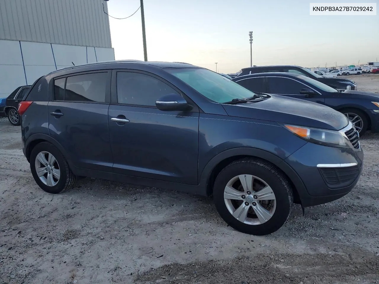 2011 Kia Sportage Lx VIN: KNDPB3A27B7029242 Lot: 76029334