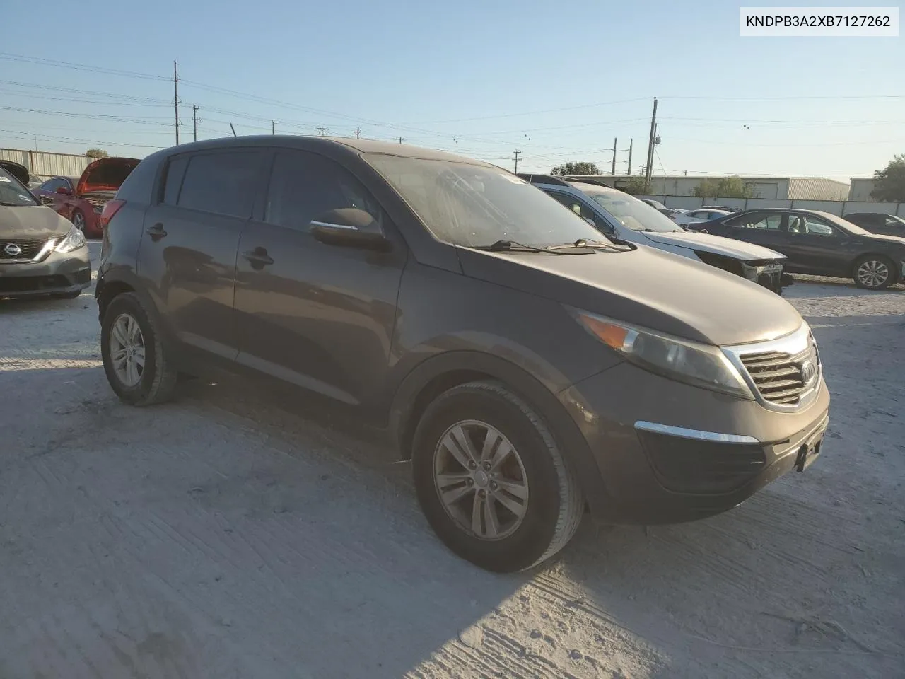 2011 Kia Sportage Lx VIN: KNDPB3A2XB7127262 Lot: 76042254