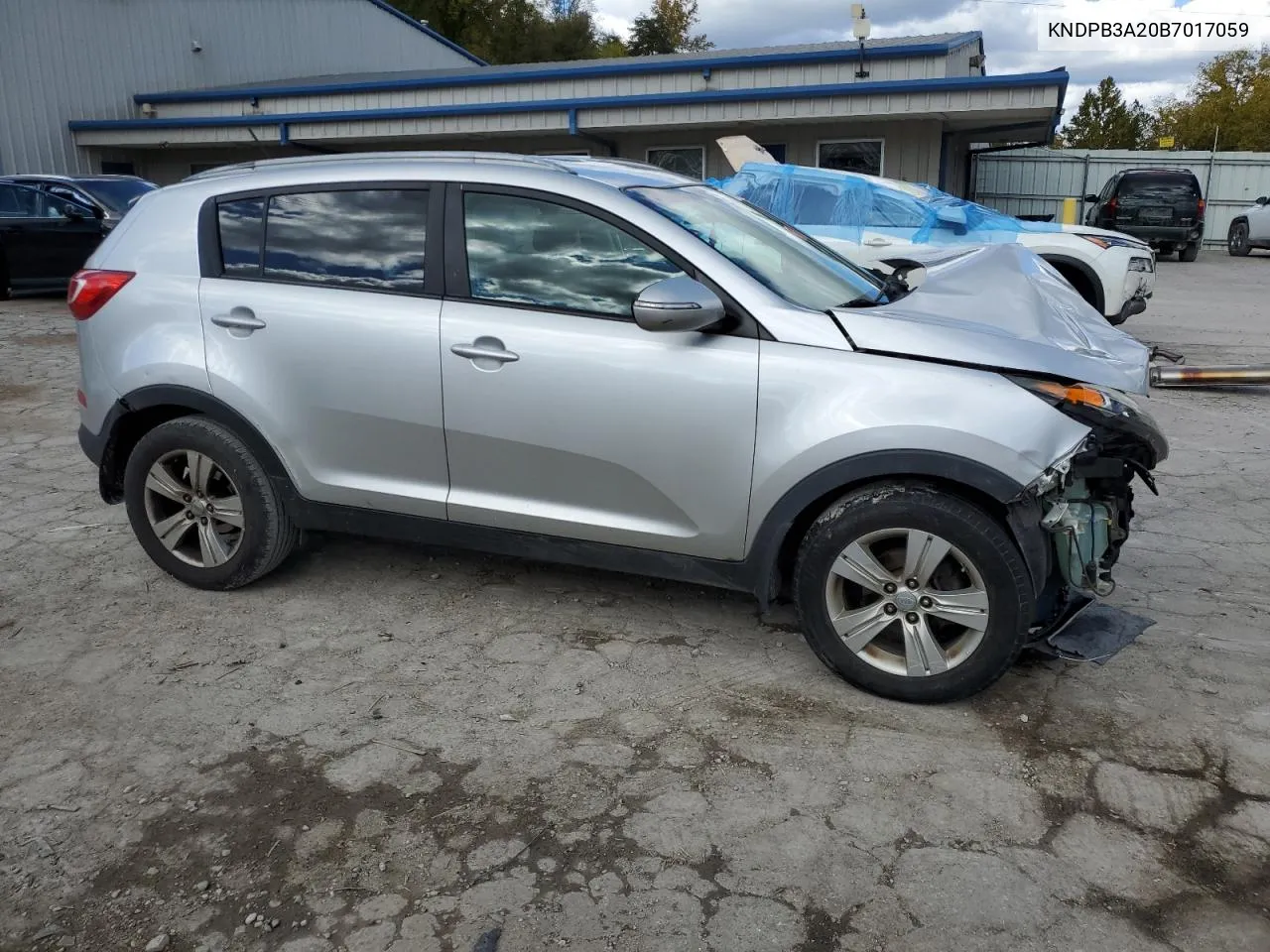 2011 Kia Sportage Lx VIN: KNDPB3A20B7017059 Lot: 76195984