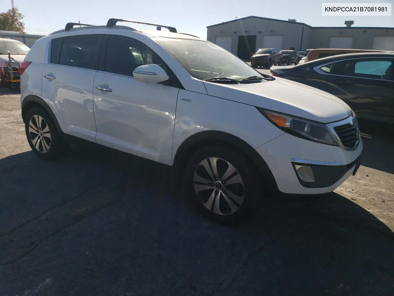 2011 Kia Sportage Ex VIN: KNDPCCA21B7081981 Lot: 76755254