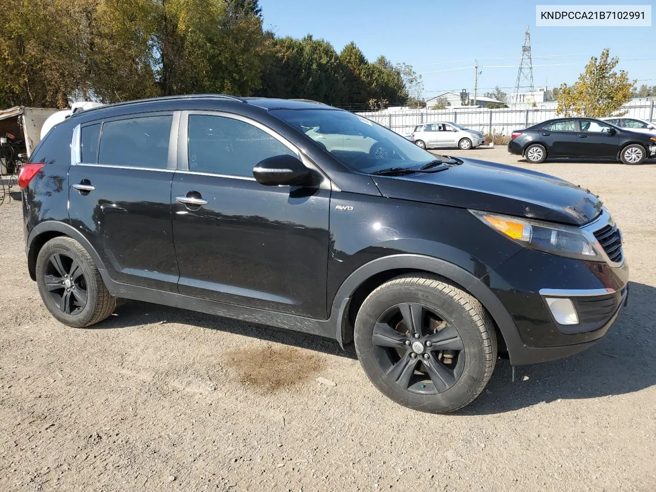 2011 Kia Sportage Ex VIN: KNDPCCA21B7102991 Lot: 76856724