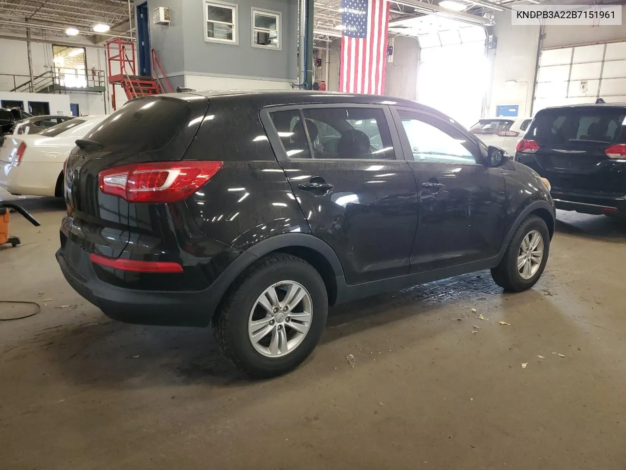 2011 Kia Sportage Lx VIN: KNDPB3A22B7151961 Lot: 77664584