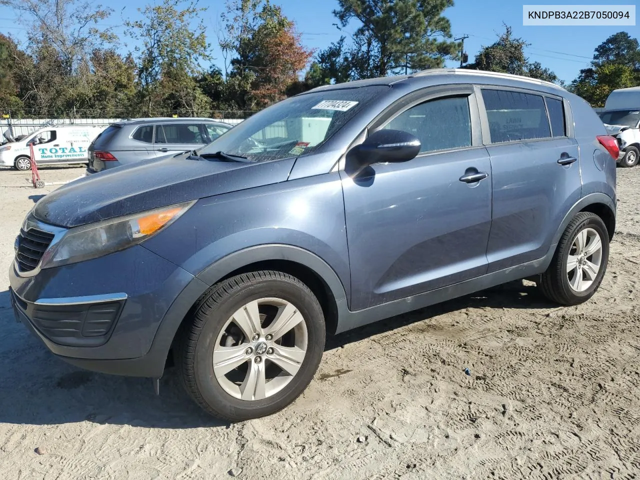 2011 Kia Sportage Lx VIN: KNDPB3A22B7050094 Lot: 77704324