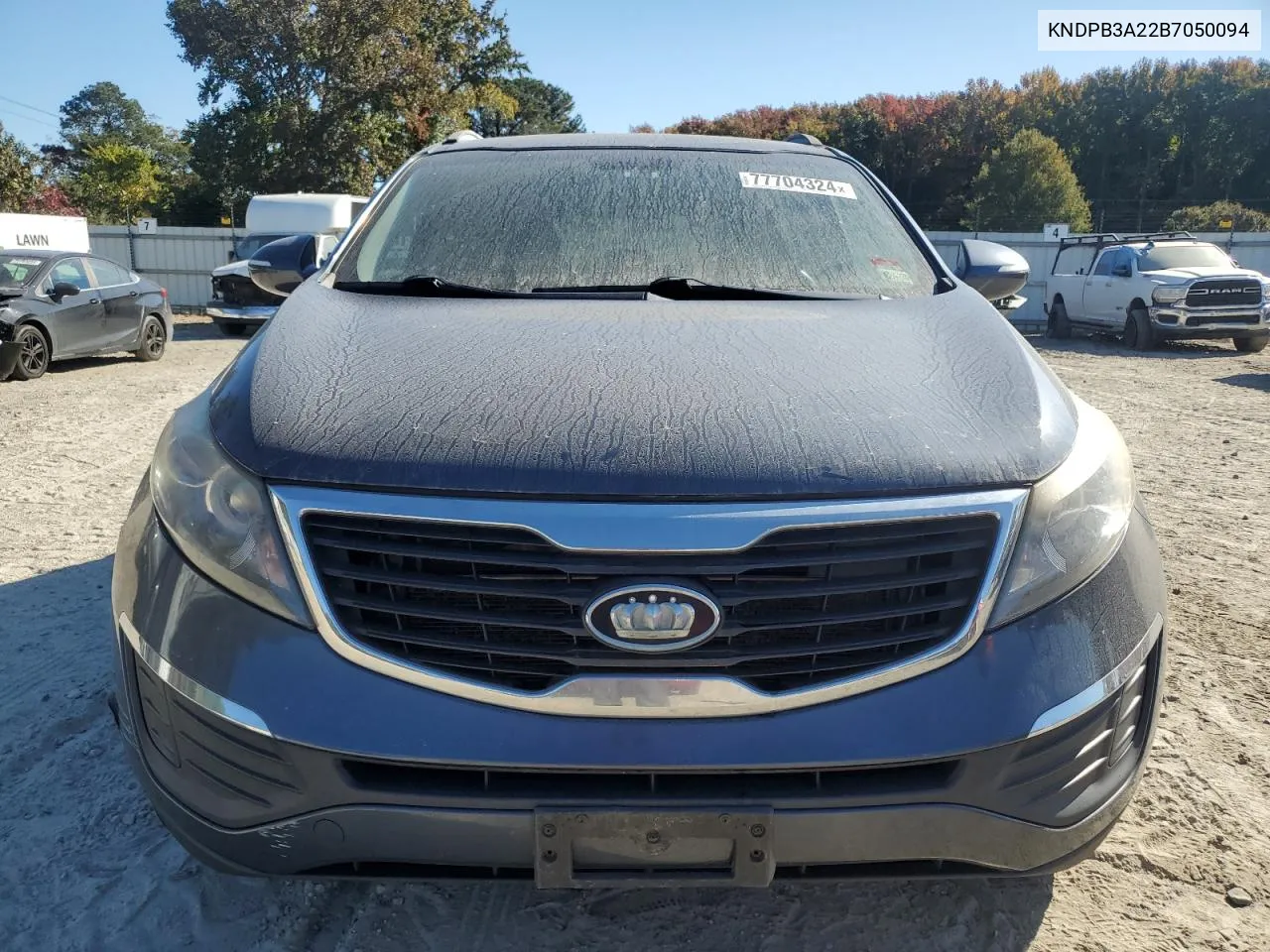 2011 Kia Sportage Lx VIN: KNDPB3A22B7050094 Lot: 77704324