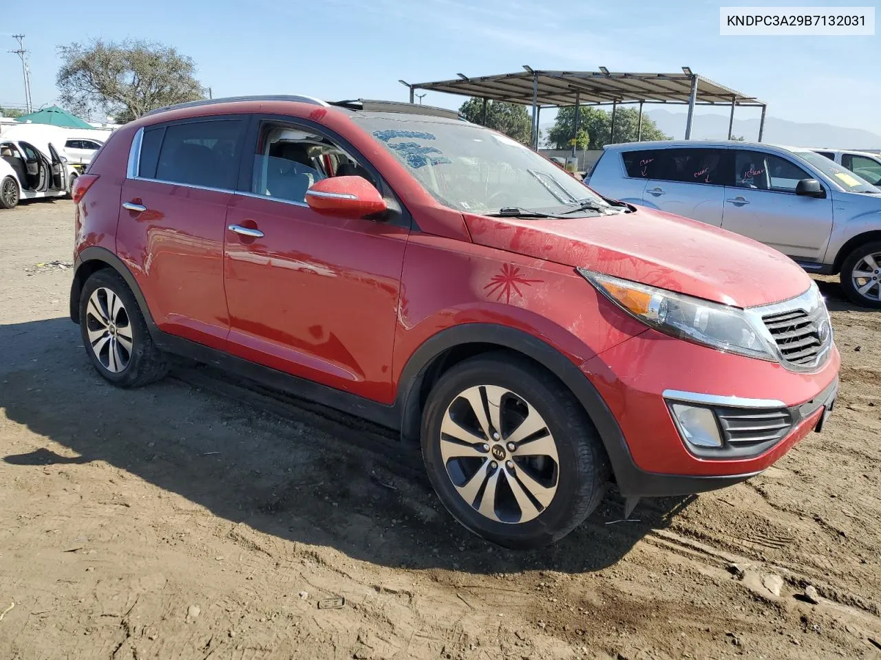 2011 Kia Sportage Ex VIN: KNDPC3A29B7132031 Lot: 77835334