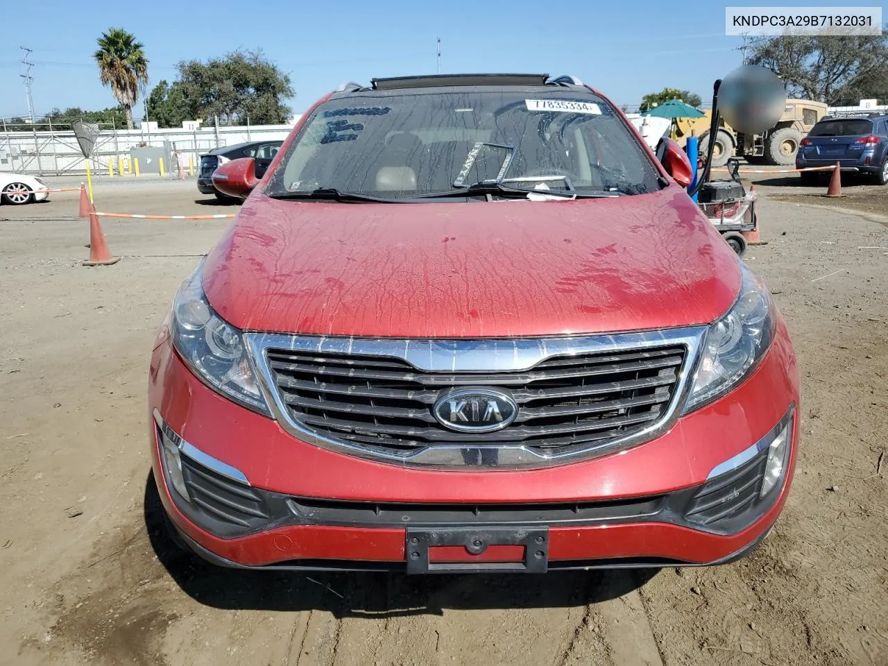 2011 Kia Sportage Ex VIN: KNDPC3A29B7132031 Lot: 77835334