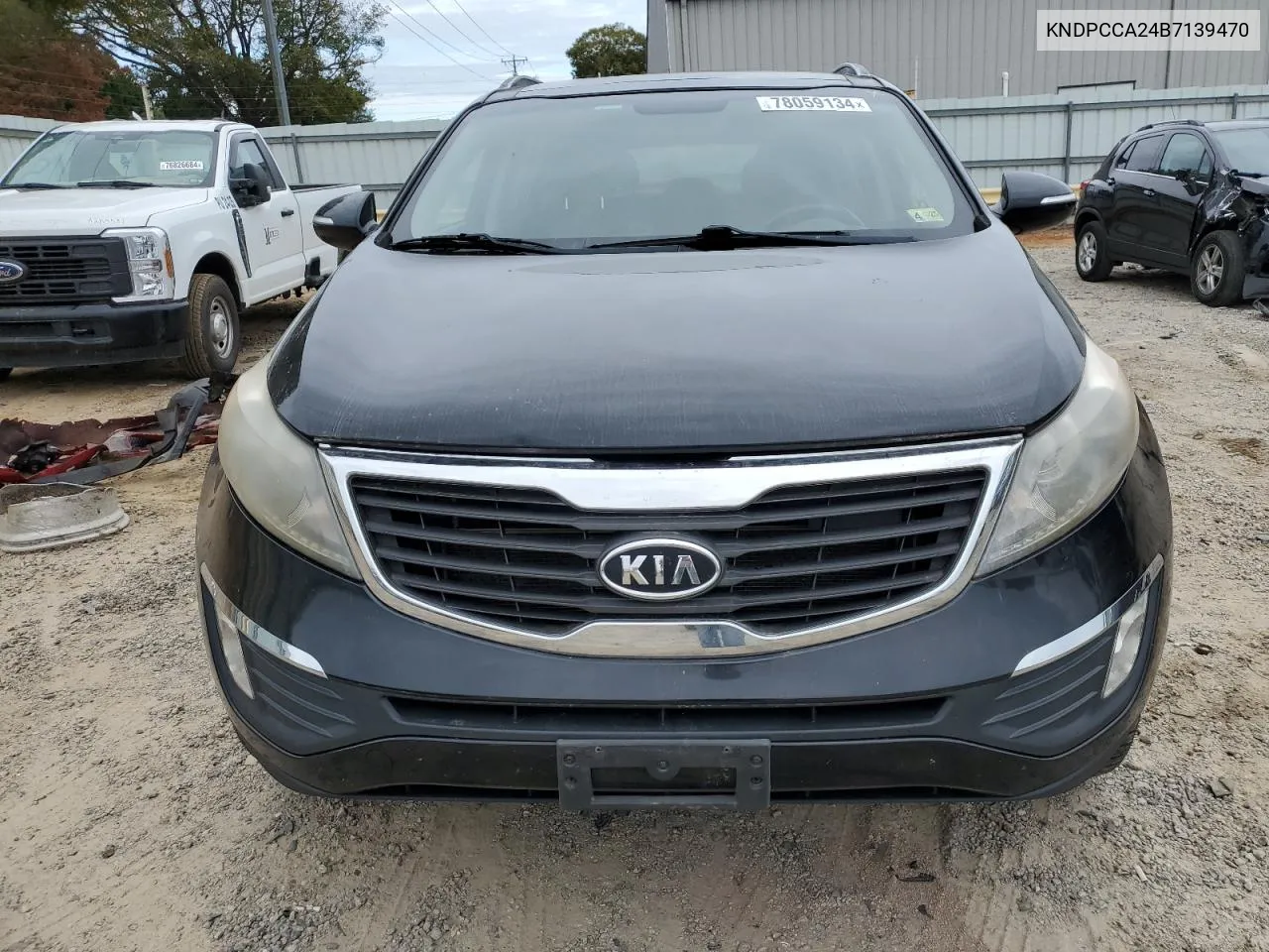 2011 Kia Sportage Ex VIN: KNDPCCA24B7139470 Lot: 78059134