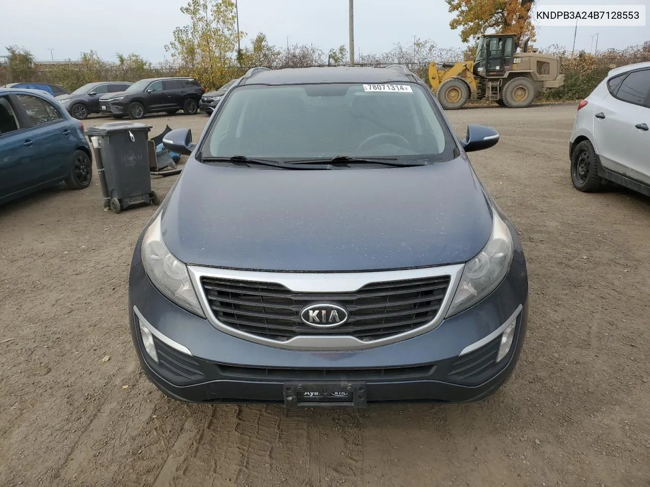 2011 Kia Sportage Lx VIN: KNDPB3A24B7128553 Lot: 78071314